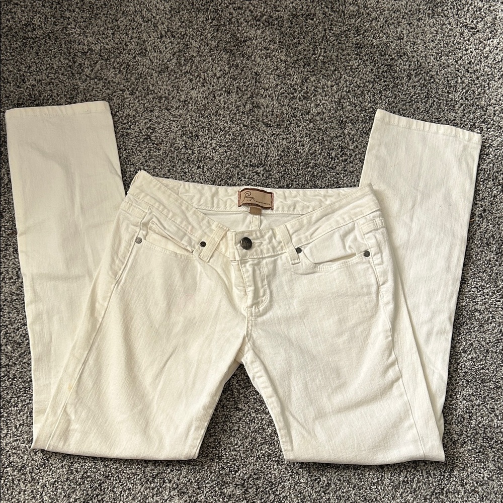 White Women's Straight-Leg Jeans